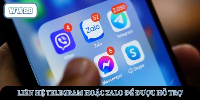 Liên hệ Telegram hoặc Zalo để nhận được phản hồi nhanh nhất