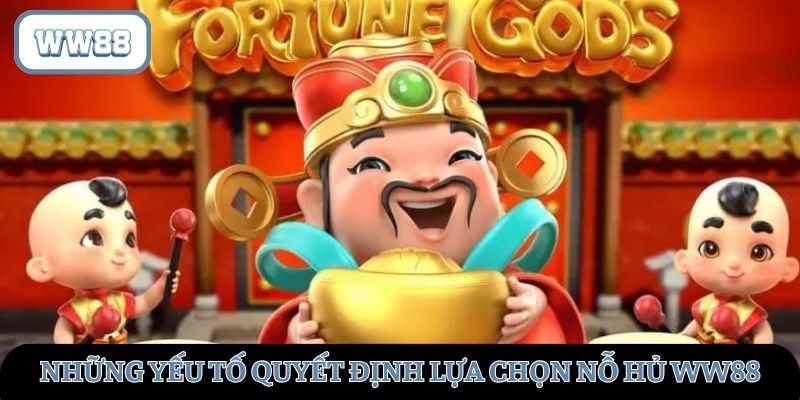 Những yếu tố quyết định khi lựa chọn Nổ hũ tại WW88